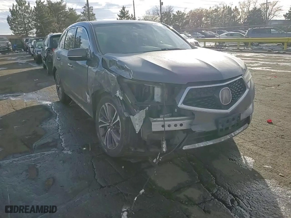 2020 Acura MDX w/Technology Pkg with VIN 5J8YD4H53LL056968, listed as a Copart auction lot 42701375 with NaN miles and Salvage Title. Bid and sale history available at carsss.com. Image 12.