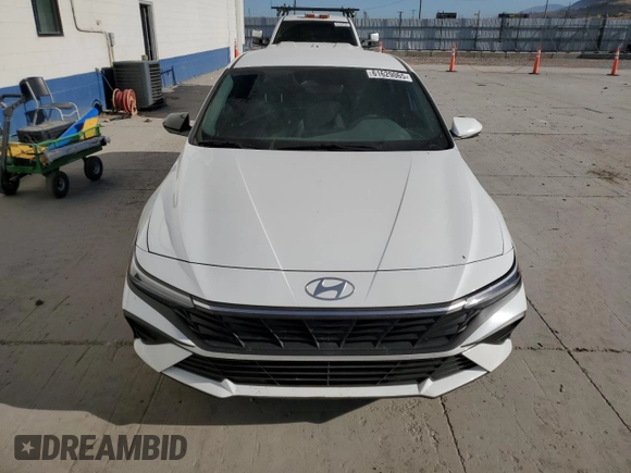 2024 Hyundai Elantra SEL with VIN KMHLM4DG4RU647339, listed as a Copart auction lot 61629065 with 37,322 mi miles and Salvage title. Bid and sale history available at DreamBid. Image 5.