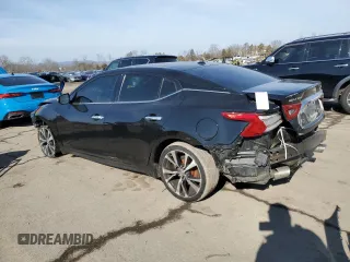 2017 Nissan Maxima SV with VIN 1N4AA6AP3HC377342, listed as a Copart auction lot 46506945 with 118,544 mi miles and Salvage Title. Bid and sale history available at DreamBid. Image 2.