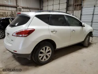 2012 Nissan Murano SL with VIN JN8AZ1MU6CW104768, listed as a Copart auction lot 42568425 with 0 mi miles and Salvage Title. Bid and sale history available at carsss.com. Image 3.