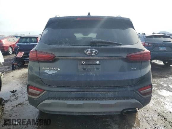 2020 Hyundai Santa Fe Limited with VIN 5NMS5CAD1LH201035, listed as a Copart auction lot 45319945 with 75,964 mi miles and Salvage Title. Bid and sale history available at carsss.com. Image 6.