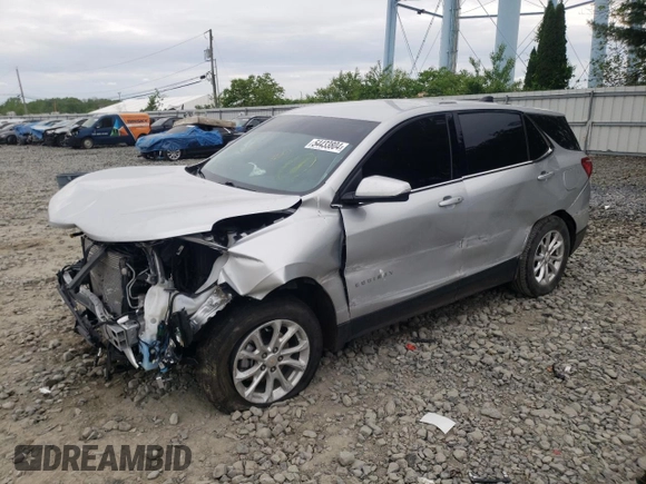 2018 Chevrolet Equinox LT with VIN 2GNAXSEV2J6273344, listed as a Copart auction lot 54433804 with 36,303 mi miles and Salvage Title. Bid and sale history available at carsss.com. Image 1.