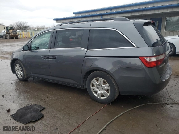 2011 Honda Odyssey LX with VIN 5FNRL5H20BB065078, listed as a Copart auction lot 50021205 with 118,141 mi miles and Salvage Title. Bid and sale history available at carsss.com. Image 2.