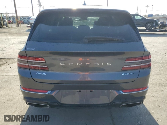 2022 Genesis GV80 z VIN KMUHCESC7NU076679, wystawiony jako Copart lot #57894835 z przebiegiem 49 882 mil mil oraz Szkoda całkowita • Salvage title. Historia ofert i sprzedaży dostępna na DreamBid. Obrazek 6.
