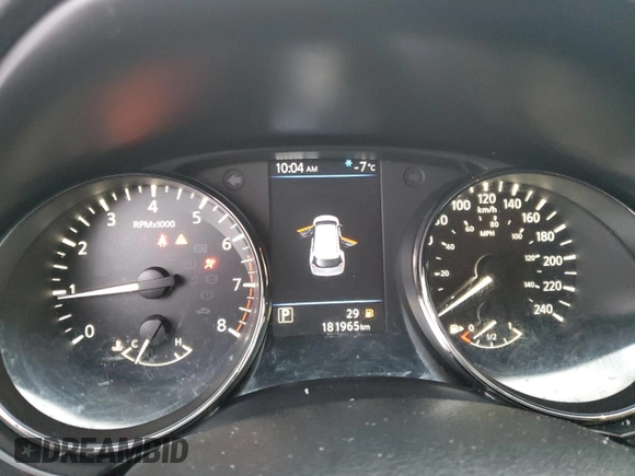 2018 Nissan Rogue SV with VIN JN8AT2MV1JW340550, listed as a Copart auction lot 87090434 with 181,965 mi miles and Salvage Title. Bid and sale history available at carsss.com. Image 9.