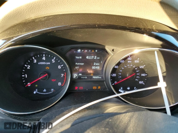 2018 Kia Sedona SX-L with VIN KNDME5C17J6389707, listed as a Copart auction lot 42446375 with 78,325 mi miles and Salvage Title. Bid and sale history available at carsss.com. Image 9.