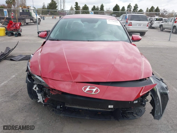 2022 Hyundai Elantra Essential with VIN KMHLM4AG7NU260864, listed as a IAAI auction lot 41778502 with 29,405 mi miles. Bid and sale history available at carsss.com. Image 13.