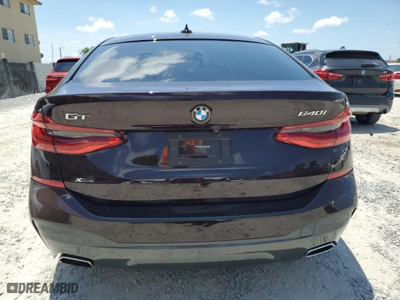 2019 BMW 6 Series 640i xDrive with VIN WBAJV6C56KBK08775, listed as a Copart auction lot 51290203 with 45,642 mi miles. Bid and sale history available at carsss.com. Image 6.