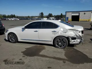 2017 Lexus LS 460 with VIN JTHBL5EF1H5144471, listed as a Copart auction lot 55804125 with 63,556 mi miles and Salvage title. Bid and sale history available at DreamBid. Image 2.