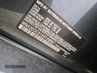 2014 BMW 3 Series 328d with VIN WBA3D3C51EK156907, listed as a Copart auction lot 51403055 with 215,812 mi miles and Salvage Title. Bid and sale history available at carsss.com. Image 12.