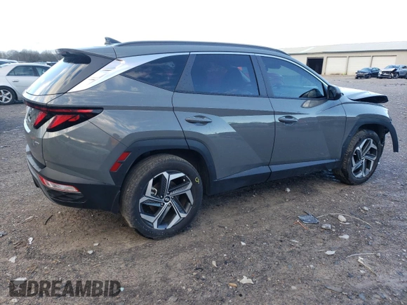 2024 Hyundai Tucson SEL with VIN 5NMJBCDE5RH421327, listed as a Copart auction lot 41339665 with 15,455 mi miles and Salvage Title. Bid and sale history available at carsss.com. Image 3.