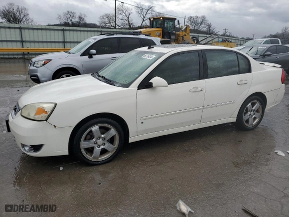 2007 Chevrolet Malibu LTZ with VIN 1G1ZU57N67F301754, listed as a Copart auction lot 86716424 with 140,437 mi miles and Salvage Title. Bid and sale history available at carsss.com. Image 1.