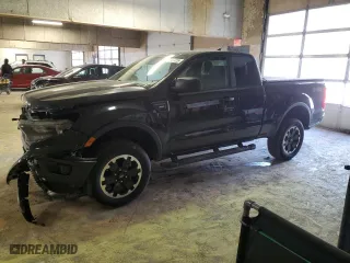 2021 Ford Ranger XL with VIN 1FTER1EH3MLD37170, listed as a Copart auction lot 45141425 with 19,225 mi miles and Salvage Title. Bid and sale history available at carsss.com. Image 1.