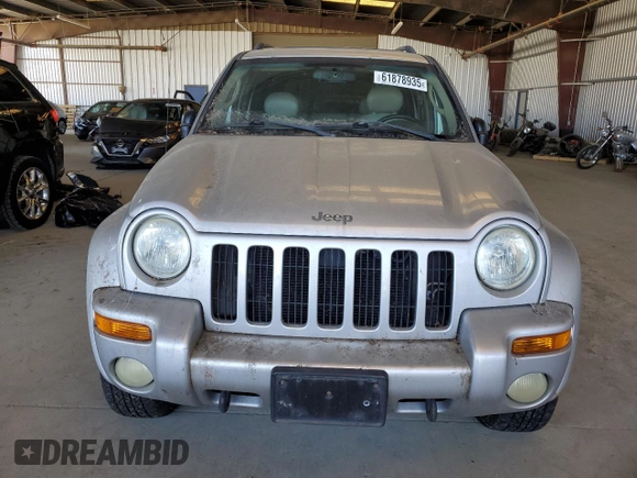 2003 Jeep Liberty Limited with VIN 1J4GL58K53W527813, listed as a Copart auction lot 61878935 with 188,669 mi miles and Clean title. Bid and sale history available at DreamBid. Image 5.