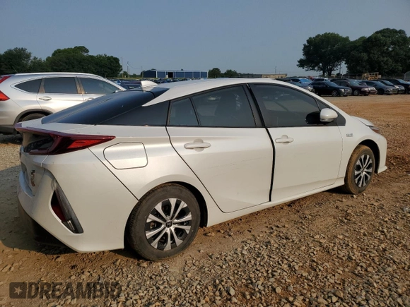 2021 Toyota Prius LE with VIN JTDKAMFP3M3175140, listed as a Copart auction lot 59325875 with 34,798 mi miles and Salvage title. Bid and sale history available at DreamBid. Image 3.