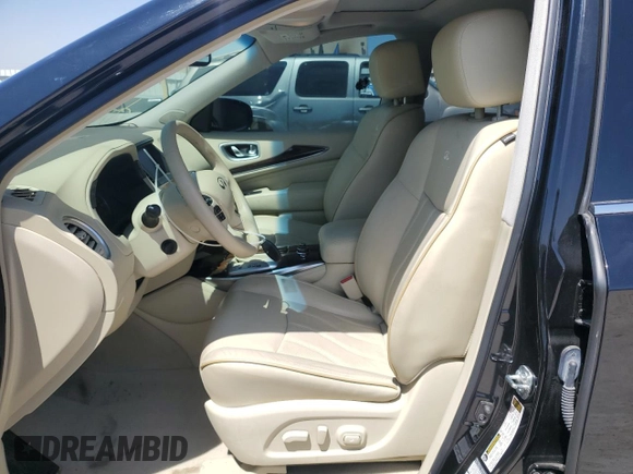 2014 Infiniti QX60 with VIN 5N1AL0MM8EC542358, listed as a Copart auction lot 61184495 with 31,859 mi miles and Salvage title. Bid and sale history available at DreamBid. Image 7.