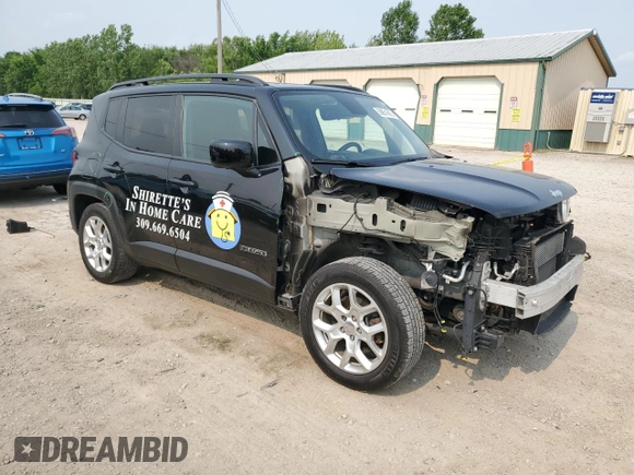 2018 Jeep Renegade Latitude z VIN ZACCJABB9JPH63600, wystawiony jako Copart lot #58851605 z przebiegiem 121 781 mil mil oraz Szkoda całkowita • Salvage title. Historia ofert i sprzedaży dostępna na DreamBid. Obrazek 4.