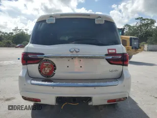 2020 Infiniti QX80 LUXE with VIN JN8AZ2NF4L9702006, listed as a Copart auction lot 68035344 with 71,280 mi miles and Salvage Title. Bid and sale history available at carsss.com. Image 6.