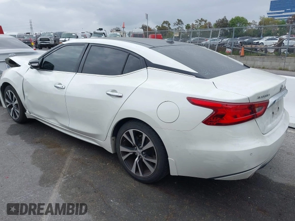 2018 Nissan Maxima SL with VIN 1N4AA6AP9JC399142, listed as a IAAI auction lot 42115954 with 77,191 mi miles and . Bid and sale history available at DreamBid. Image 3.