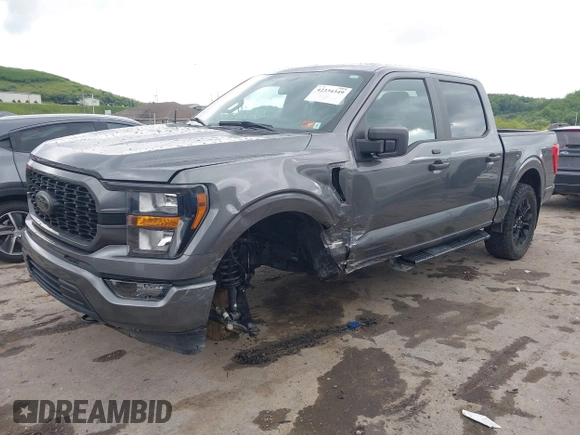 2023 Ford F-150 XL with VIN 1FTFW1E58PFA85521, listed as a IAAI auction lot 42334349 with 39,356 mi miles and . Bid and sale history available at DreamBid. Image 18.
