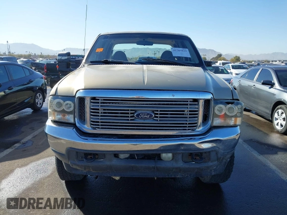 2001 Ford Super Duty F-250 XL with VIN 3FTNW21F21MA21921, listed as a IAAI auction lot 41503819 with 286,317 mi miles. Bid and sale history available at carsss.com. Image 12.