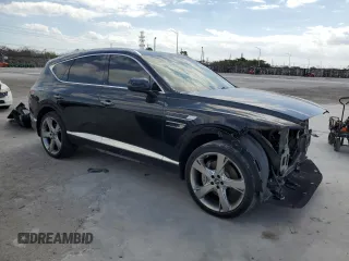 2022 Genesis GV80 with VIN KMUHBDSB2NU101119, listed as a Copart auction lot 45217395 with 31,477 mi miles and Non repairable. Bid and sale history available at DreamBid. Image 4.