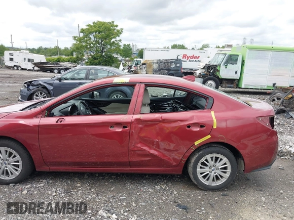 2018 Subaru Impreza Premium with VIN 4S3GKAB60J3615633, listed as a IAAI auction lot 42361565 with 108,408 mi miles and . Bid and sale history available at DreamBid. Image 6.