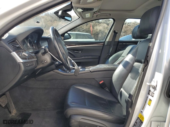 2015 BMW 5 Series 528i xDrive with VIN WBA5A7C56FD621017, listed as a Copart auction lot 43766835 with 95,783 mi miles and Salvage Title. Bid and sale history available at carsss.com. Image 7.