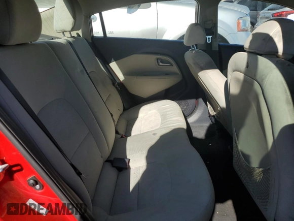 2013 Kia Rio LX with VIN KNADM4A38D6237793, listed as a Copart auction lot 87823165 with 160,349 mi miles and Salvage Title. Bid and sale history available at carsss.com. Image 10.