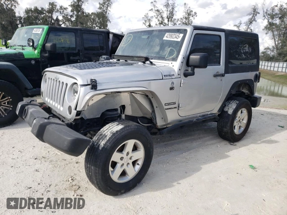 2011 Jeep Wrangler Sport with VIN 1J4GA2D15BL592081, listed as a Copart auction lot 42992345 with 139,364 mi miles and Salvage Title. Bid and sale history available at carsss.com. Image 1.