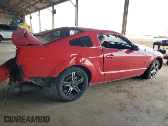 2007 Ford Mustang Deluxe with VIN 1ZVHT80N175317090, listed as a Copart auction lot 56140915 with 182,018 mi miles and Salvage title. Bid and sale history available at DreamBid. Image 3.