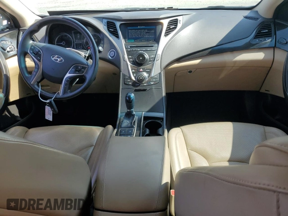 2013 Hyundai Azera with VIN KMHFH4JG9DA209562, listed as a Copart auction lot 59808655 with 130,994 mi miles and Salvage title. Bid and sale history available at DreamBid. Image 8.
