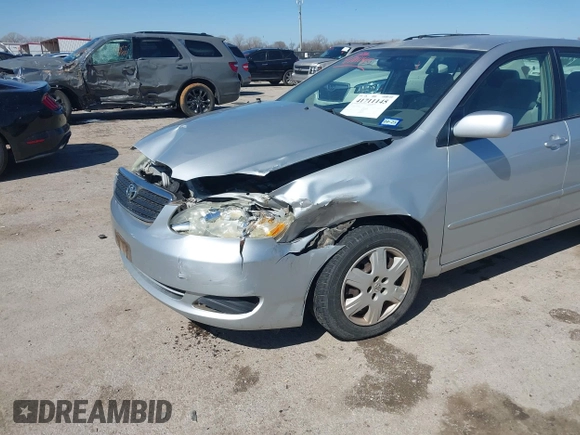 2007 Toyota Corolla CE with VIN 1NXBR30E37Z785284, listed as a IAAI auction lot 41711145 with 60,988 mi miles. Bid and sale history available at carsss.com. Image 6.