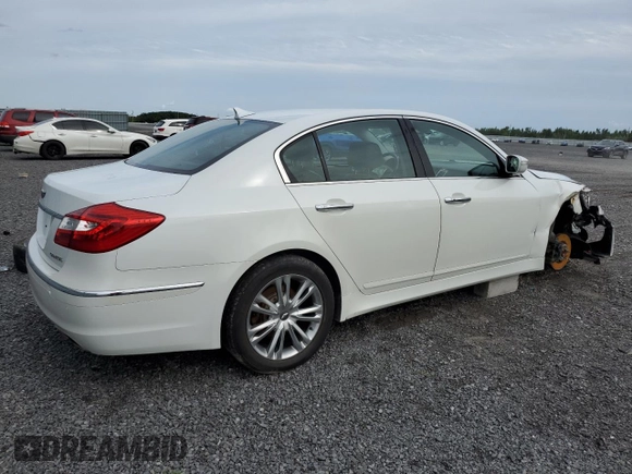 2012 Hyundai Genesis 3.8L with VIN KMHGC4DD2CU176292, listed as a Copart auction lot 65655314 with 115,196 mi miles and Salvage Title. Bid and sale history available at carsss.com. Image 3.