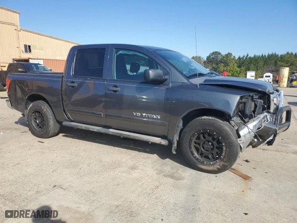 2012 Nissan Titan SV with VIN 1N6BA0ED0CN309652, listed as a Copart auction lot 46663485 with 139,884 mi miles and Salvage Title. Bid and sale history available at carsss.com. Image 4.