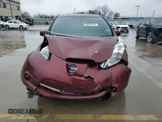 2016 Nissan LEAF S with VIN 1N4BZ0CPXGC313658, listed as a Copart auction lot 40262153 with 48,274 mi miles. Bid and sale history available at carsss.com. Image 5.