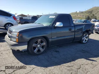 2004 Chevrolet Silverado 1500 Work Truck with VIN 1GCEC14X04Z158141, listed as a Copart auction lot 48003465 with 0 mi miles and Salvage Title. Bid and sale history available at carsss.com. Image 1.