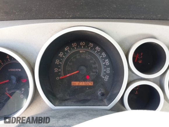 2007 Toyota Tundra SR5 with VIN 5TFRT54117X006566, listed as a IAAI auction lot 42074633 with 277,024 mi miles and . Bid and sale history available at DreamBid. Image 7.