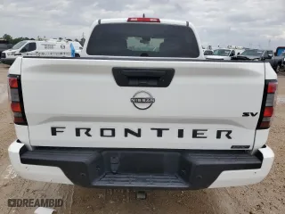 2023 Nissan Frontier SV with VIN 1N6ED1EJ7PN614104, listed as a Copart auction lot 54500895 with 24,099 mi miles and Salvage Title. Bid and sale history available at carsss.com. Image 6.