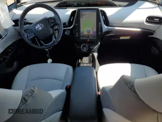 2020 Toyota Prius Prime LE with VIN JTDKARFP3L3129111, listed as a Copart auction lot 52462165 with 56,015 mi miles and Salvage Title. Bid and sale history available at carsss.com. Image 8.