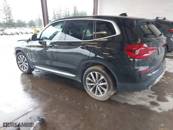 2018 BMW X3 xDrive30i with VIN 5UXTR9C58JLC76989, listed as a IAAI auction lot 41852158 with 76,202 mi miles. Bid and sale history available at carsss.com. Image 3.