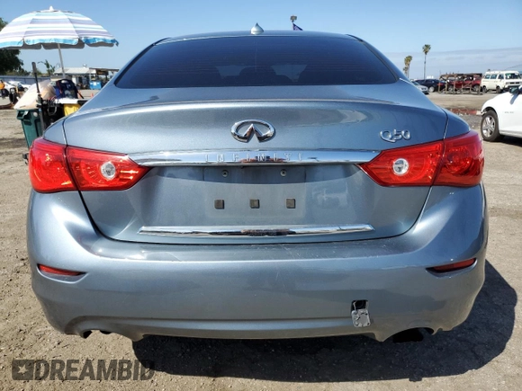 2017 Infiniti Q50 3.0t Premium with VIN JN1EV7AP7HM736808, listed as a Copart auction lot 49409185 with 135,802 mi miles and Salvage Title. Bid and sale history available at carsss.com. Image 6.