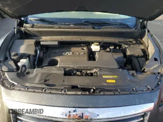 2013 Infiniti JX35 with VIN 5N1AL0MM9DC304341, listed as a Copart auction lot 43156525 with 32,577 mi miles and Salvage Title. Bid and sale history available at carsss.com. Image 14.