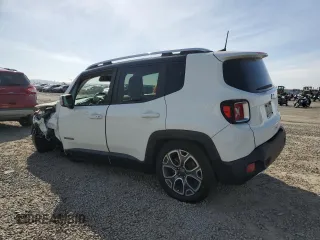 2018 Jeep Renegade Limited with VIN ZACCJADBXJPH38377, listed as a Copart auction lot 45417755 with 81,189 mi miles and Salvage title. Bid and sale history available at DreamBid. Image 2.