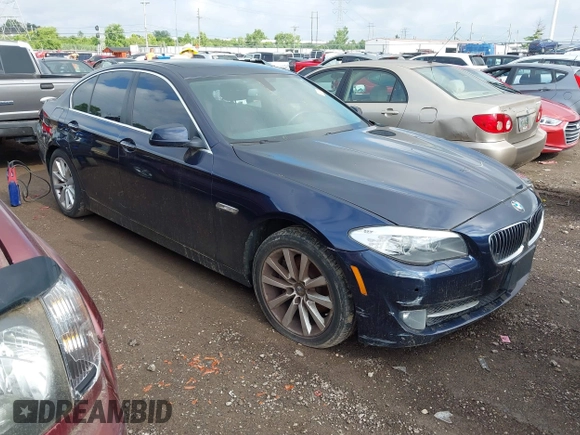 2013 BMW 5 Series 528i xDrive with VIN WBAXH5C50DD107198, listed as a IAAI auction lot 42679395 with 224,520 mi miles and . Bid and sale history available at DreamBid. Image 1.