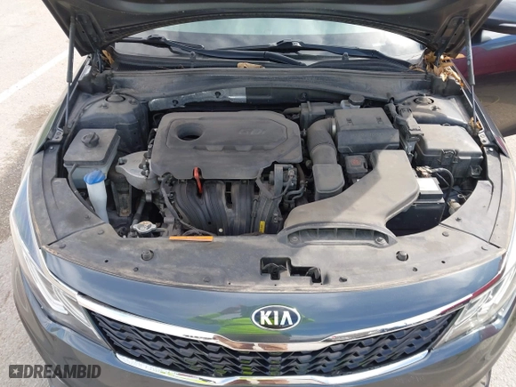 2019 Kia Optima S with VIN 5XXGT4L33KG378382, listed as a IAAI auction lot 41824192 with 114,649 mi miles. Bid and sale history available at carsss.com. Image 10.