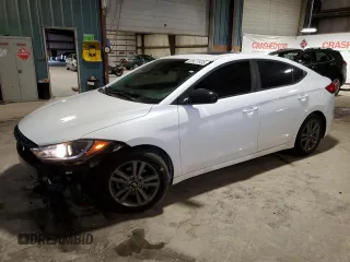 2017 Hyundai Elantra Limited with VIN 5NPD84LF6HH183324, listed as a Copart auction lot 55477535 with 68,587 mi miles and Salvage title. Bid and sale history available at DreamBid. Image 1.