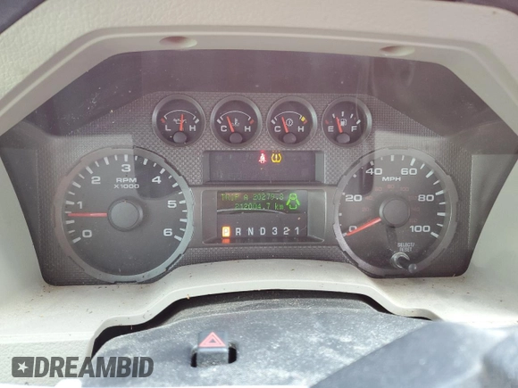 2010 Ford F-350 with VIN 1FTWW3BY7AEA01275, listed as a Copart auction lot 49258825 with 212,004 mi miles and Salvage title. Bid and sale history available at DreamBid. Image 9.