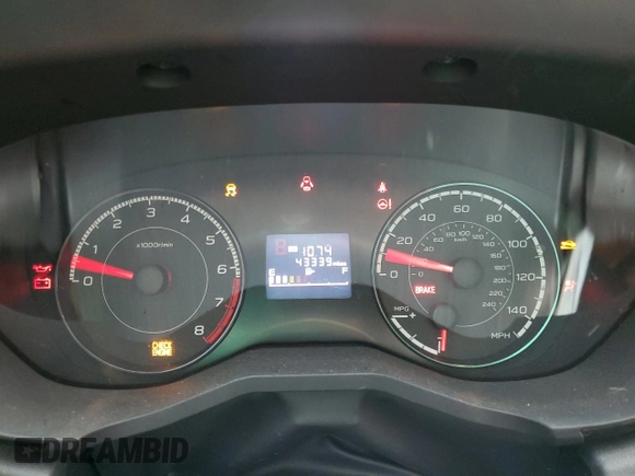 2023 Subaru Impreza с VIN 4S3GTAA60P1701334, выставлен на аукционе Copart как лот 59424265 с пробегом 43 339 миль миль и Списание • Salvage title. История ставок и продаж доступна на DreamBid. Изображение 9.
