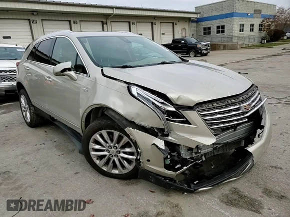 2017 Cadillac XT5 Platinum AWD with VIN 1GYKNFRS7HZ100180, listed as a Copart auction lot 85314924 with 52,093 mi miles and Salvage Title. Bid and sale history available at DreamBid. Image 11.